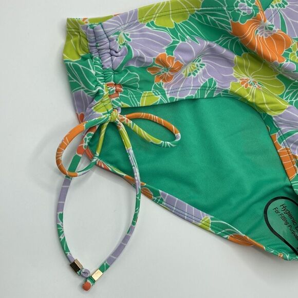 Women's Plus Size Flower Print Bikini Swimsuit Bathing Suit 3X - Picture 7 of 7